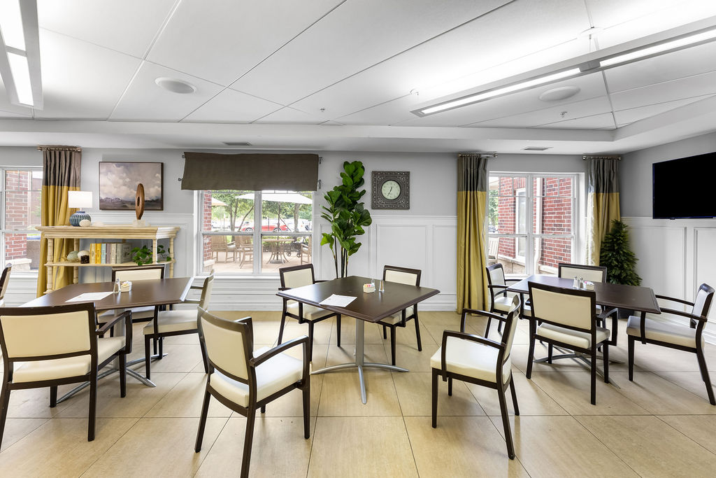 Senior living interior detail photography Heritage Memphis Tennessee