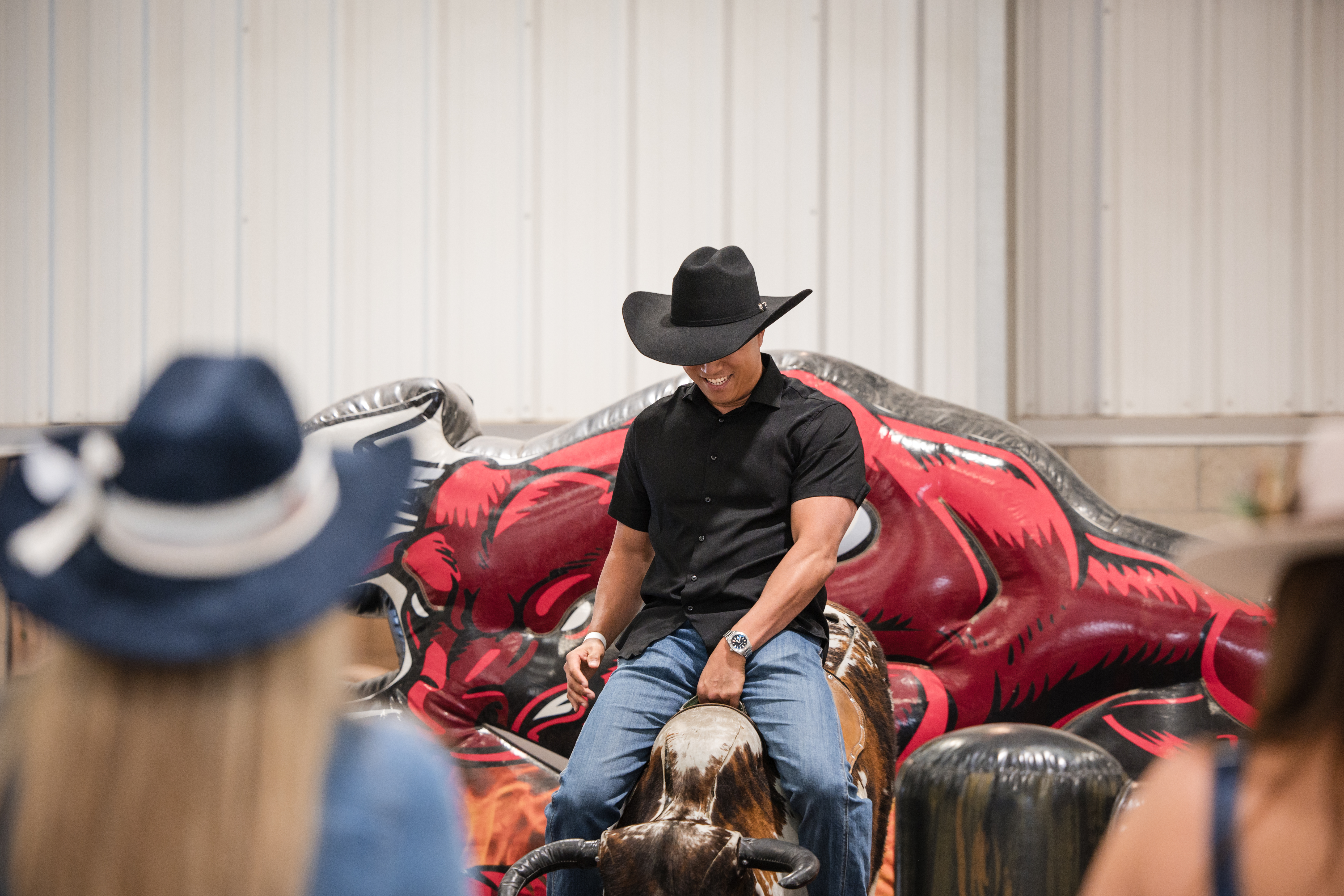Mechanical bull riding corporate event entertainment Inland Empire