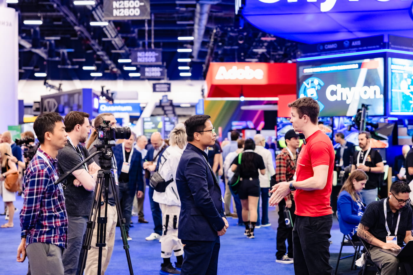 NAB Convention trade show booth photography